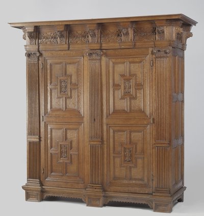 Armário com colunas iônicas de Netherlandish School