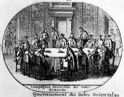 Governadores da Companhia Soberana da Companhia Holandesa das Índias Orientais, início do século XVIII de Netherlandish School