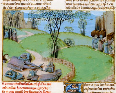 Sra. Royal 15 E.IV fol.187 Mortes por fome, de 