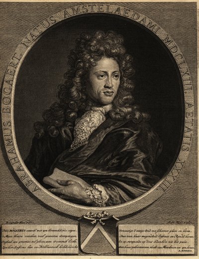 Retrato de Abraham Bogaert 1653-1727. de Netherlandish School