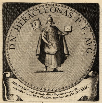 Retrato do Imperador Bizantino Heraklonas. de Netherlandish School