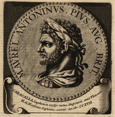 Retrato do Imperador Romano Caracalla. de Netherlandish School