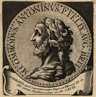 Retrato do Imperador Romano Commodus. de Netherlandish School