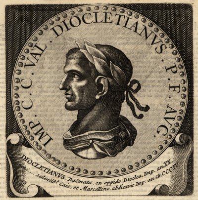 Retrato do Imperador Romano Diocleciano. de Netherlandish School