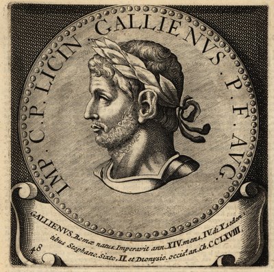 Retrato do Imperador Romano Gallienus. de Netherlandish School