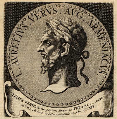 Retrato do Imperador Romano Lucius Verus. de Netherlandish School