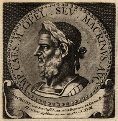 Retrato do Imperador Romano Macrinus. de Netherlandish School