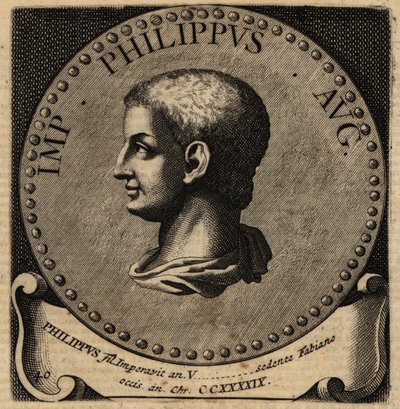 Retrato do Imperador Romano Filipe II. de Netherlandish School