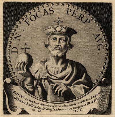 Retrato do Imperador Romano Phocas. de Netherlandish School
