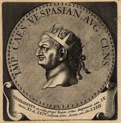 Retrato do Imperador Romano Vespasiano. de Netherlandish School