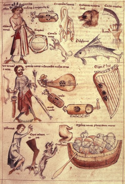 Sloane 3983 fol.13 Sinais e símbolos do Zodíaco, de 