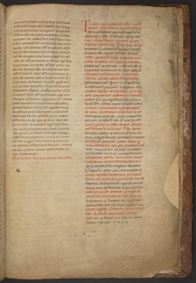 A Bíblia de Stavelot, Add MS 28106, f.228r de Netherlandish School
