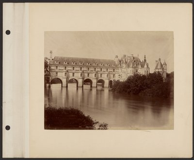 Castelo de Chenonceau, fachada leste de Neurdein freres
