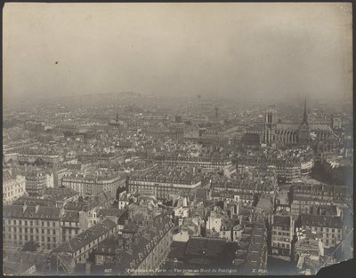 Panorama de Paris - Vista tirada do norte do Panteão de Neurdein freres