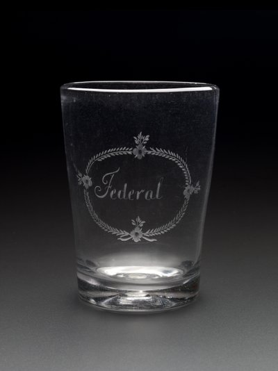 Tumbler, c. 1788-1795 (vidro sem chumbo) de New Bremen Glass Manufactory