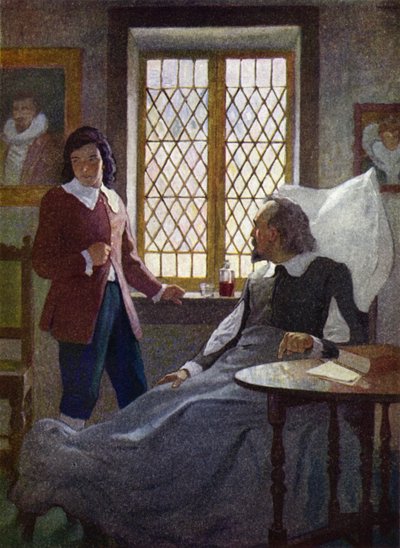 Ilustração para Robinson Crusoe (cor litho) de Newell Convers (after) Wyeth