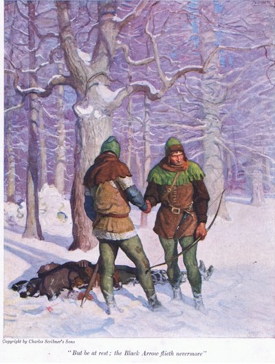 Mas esteja em repouso, a flecha negra não voa mais, 1916 de Newell Convers Wyeth