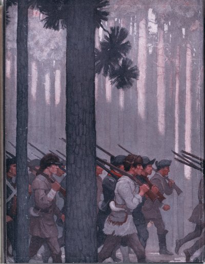 Design da capa interna, 1928 de Newell Convers Wyeth