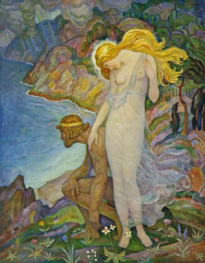 Odisseu e Calipso de Newell Convers Wyeth