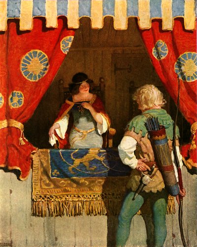 Robin encontra Maid Marian de Newell Convers Wyeth