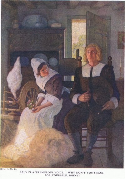 Disse em voz trêmula, por que você não fala por si mesmo, John de Newell Convers Wyeth