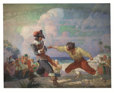 O duelo na praia de Newell Convers Wyeth