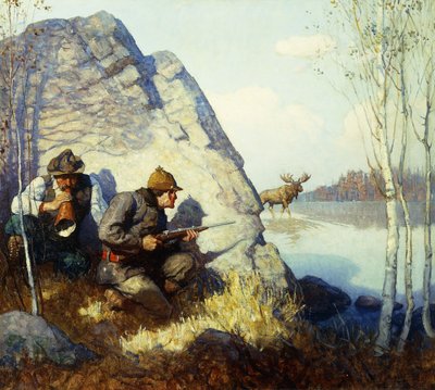 The Moose Call de Newell Convers Wyeth