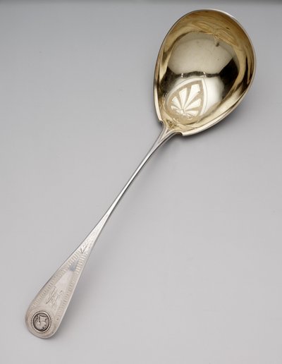 Concha de sopa, c.1860 (moeda em prata e dourada) de Newell Harding and Co.
