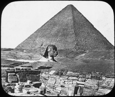 Grande Esfinge de Gizé, Egito, c1890. de Newton and Co