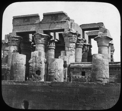 Templo de Kom Ombo, Egito, c1890 de Newton and Co