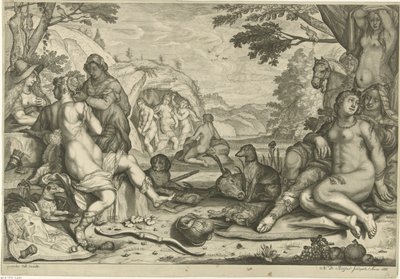 Diana em Calisto de Nicaise de Ruyter