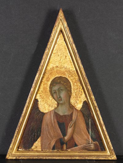 Pináculo com Anjo, c. 1340. de Niccolò di Segna
