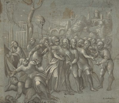 A Prisão de Cristo, c. 1545-46. de Niccolo Giolfino