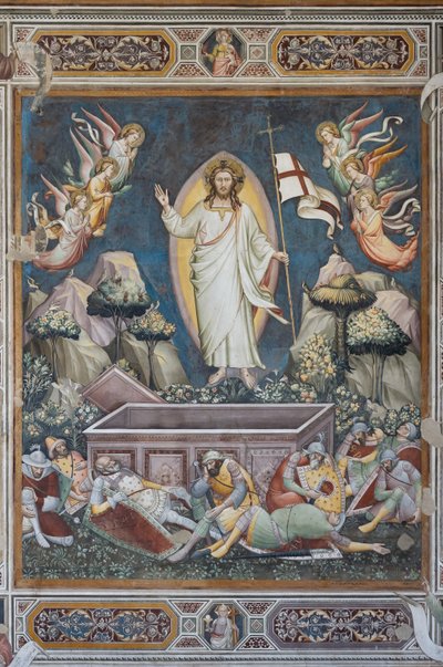 Cenas da vida de Cristo: Ressurreição de Niccolo di Pietro Gerini