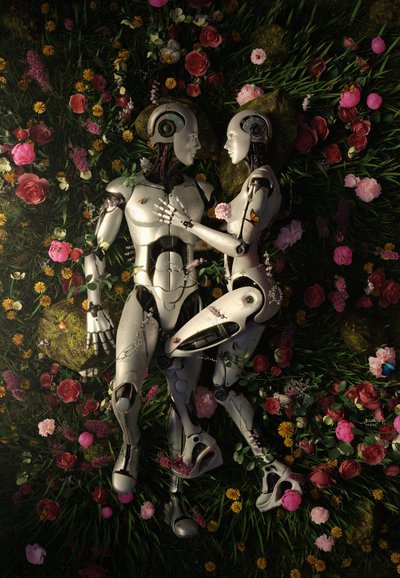 Romance no Jardim do Android de Nicebleed