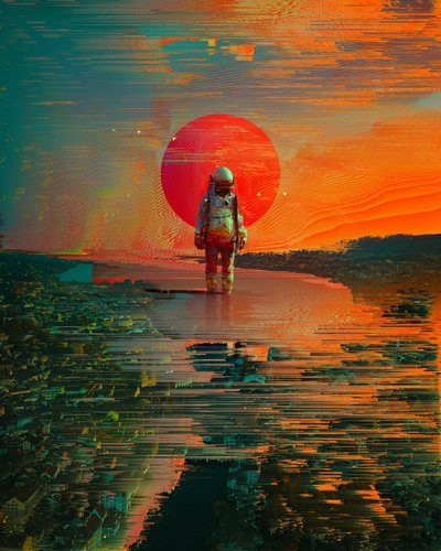 Astronauta Red Sun City de Nicebleed