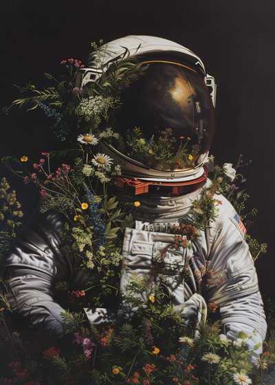 Astronauta em Flor de Nicebleed