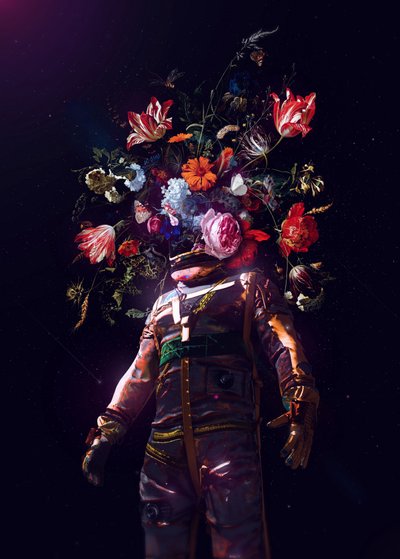 Astronauta do Jardim Cósmico de Nicebleed