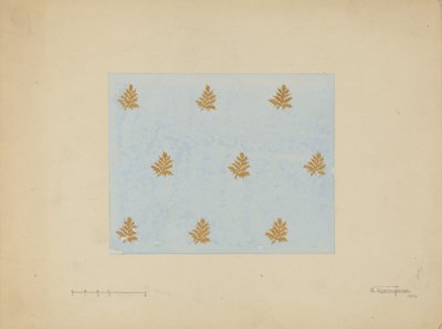 Papel de parede, 1936. de Nicholas Acampora