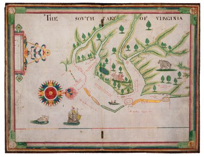 A parte sul da Virgínia de Nicholas Comberford