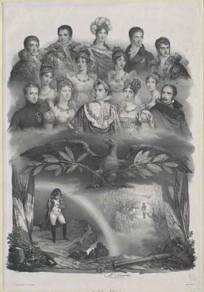 Imperador dos franceses Napoleão I Bonaparte de Nicholas Eustache (after) Maurin