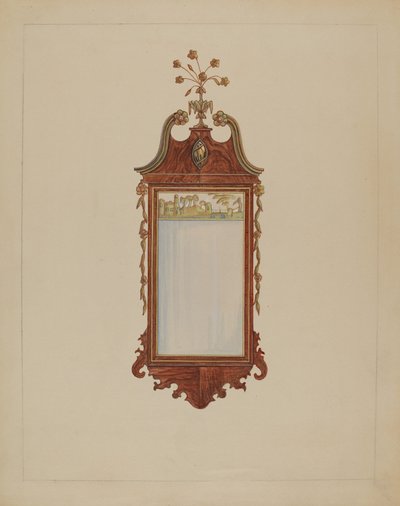 Espelho Hepplewhite de Nicholas Gorid
