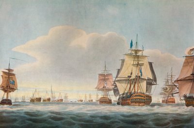 Batalha de Copenhague, c1801 de Nicholas Pocock