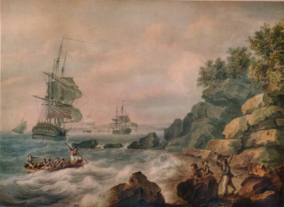 No Canal de Bristol, 1787 de Nicholas Pocock