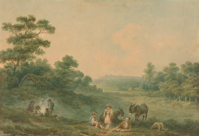 Paisagem com ciganos de Nicholas Pocock