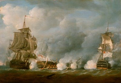 A "Defesa" na Batalha de 1 de junho de 1794 de Nicholas Pocock