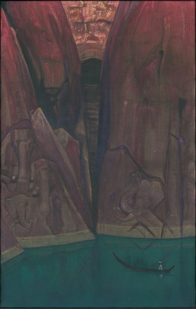 Ashram, série "Ashrams", 1931 de Nicholas Roerich