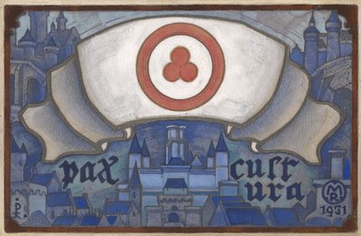 Bandeira da paz, 1931 de Nikolai Konstantinowitsch Roerich
