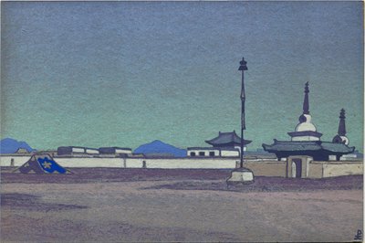 Batukhalka, Capital da Mongólia Interior, 1936 de Nicholas Roerich