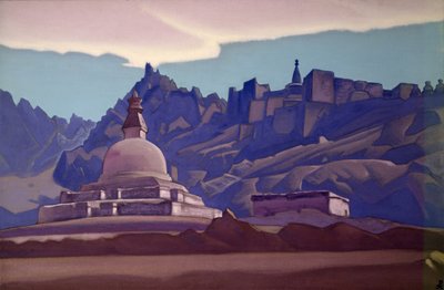 Monte do enterro, Ladakh, 1937 de Nicholas Roerich